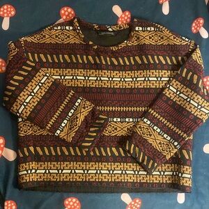 NWOT Zara Women Tribal Sweater